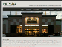 Tablet Screenshot of primaxconstruction.net